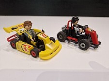Lot De 2 Personnages Karting Playmobil