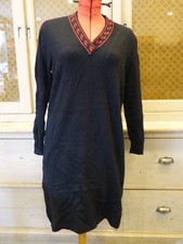 BELLE ROBE NOIRE YVES SAINT LAURENT TRICOT Taille 38 40 EN BON ETAT