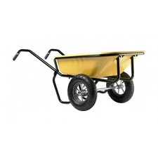 Brouette 2 roues gonflées - contenance 160 litres - Expert Twin HAEMMERLIN