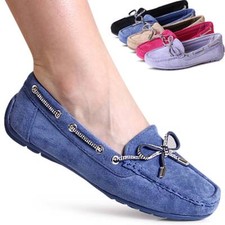 Chaussures Femme Velours Mocassins Confort Basses Paillettes Ruban