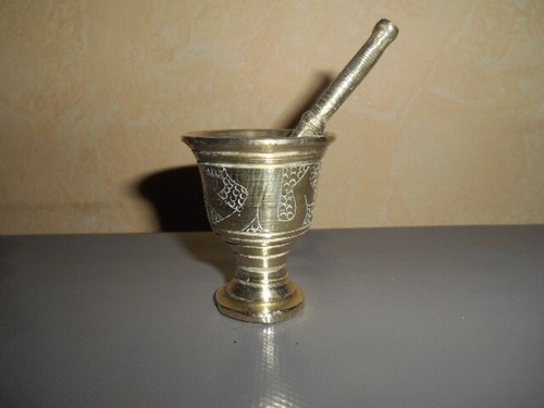 Ancien mortier pilon en - et,