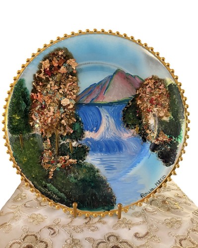 Handmade painted glass - painted,
