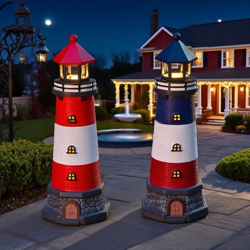Ornement jardin phare - ornement, de