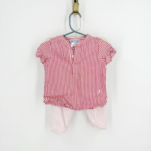 Jacadi red and white button - red,