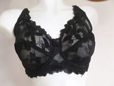 RAFFINE SOUTIEN GORGE ROSA JUNIO  TULLE DENTELLE NOIRE TAILLE 110