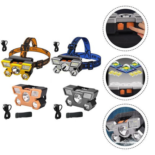 Lampe frontale led - led, pour