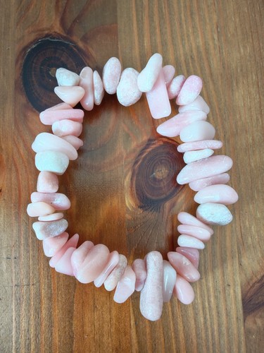 Bracelet baroque opale rose - bracelet, en