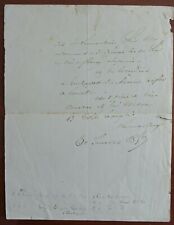 Alphonse de LAMARTINE autographe (L.A.S.) #2