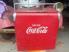 Vintage coca cola cooler