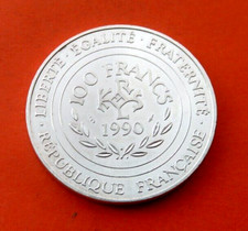 Superbe Pièce de 100 FRANCS 1990  " CHARLEMAGNE 742 / 814 "