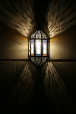 Ancienne lanterne ottomane en laiton lustre pendentif islamique extérieur...