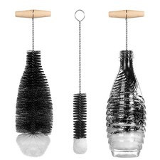 Lot de 2 goupillons pour bouteilles en verre SodaStream CrystalBrosse de nett...