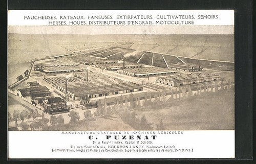 Cpa bourbon lancy usines - bourbon-lancy,,