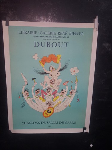 Affiche dubout chansons salles - dubout,