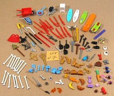 LEGO accessoires: armes, aliments, cuisine, outils, lunettes, musique, LOT n°7