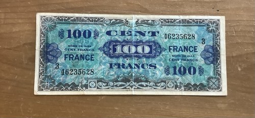 Billet 100 francs 1944 - billet,