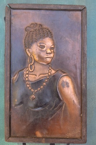 Panneau africain portrait - panneau,