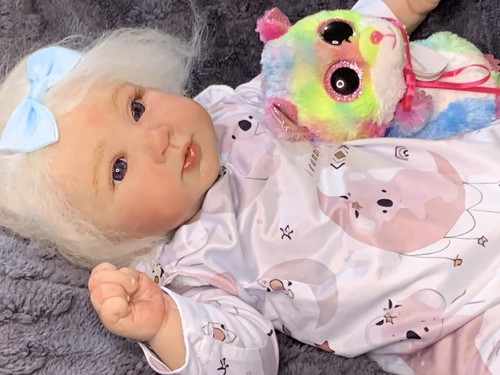 Sweet reborn baby girl - sweet, doll
