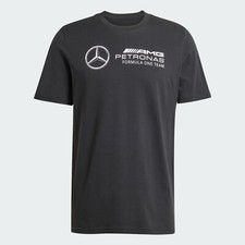 Mercedes AMG Petronas F1 Équipe Adidas DNA Graphisme T-Shirt Noir