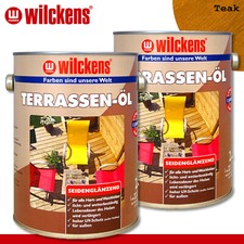 Wilckens 2 X 2,5 L Huile De Terrasse | Teck | Protection Du Bois Huile Pour Bois