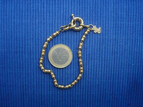 B24 bracelet métal doré - tb,