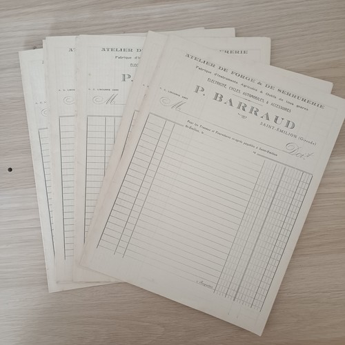 Carnets factures vierge - factures,