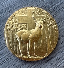 Belle médaille saint Hubert "