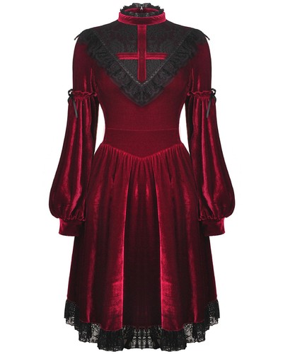 Robe gothique noir - noir, en