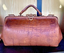 Sac Médecin En Cuir  Années 1900