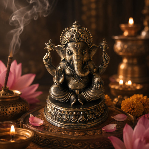Statue vishnu ganapathy cm - vishnu,