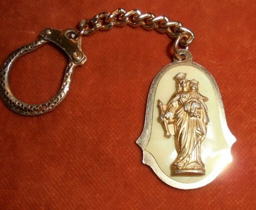 Porte clés vierge sceptre - vierge, au