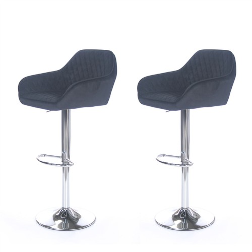 Velours noir barre - 2,
