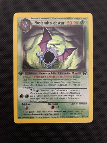 Carte pokemon nosferalto - carte,
