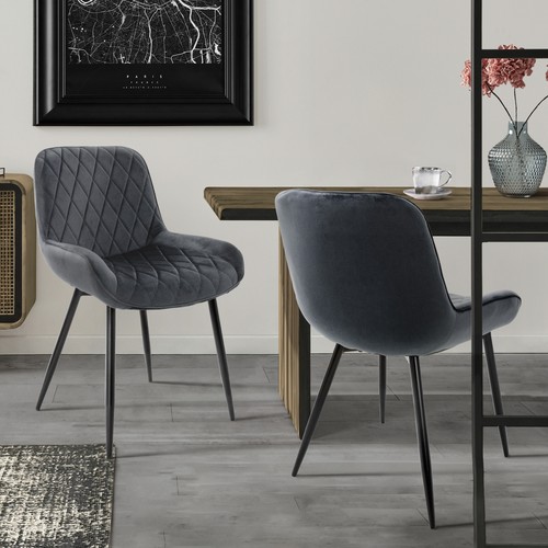 Set chaises salle - 2x,