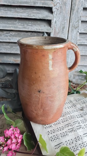 Ancien broc pichet faisselle - ancien,