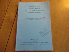 ENTOMOLOGY CATALOG AND