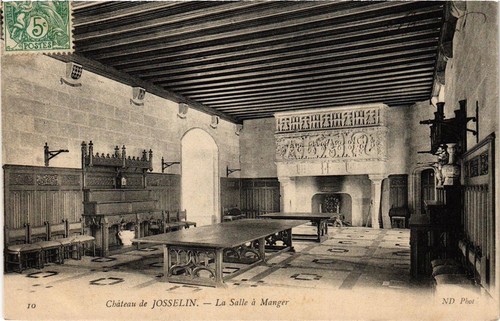 Cpa chateau josselin la - chateau,