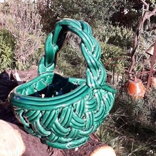 panier céramique tressée