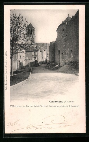 Cpa chauvigny ville haute - cpa, chauvigny,
