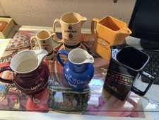 lot 6 pichets Whisky Jameson white Horse Old Parr Label Cutty Sark