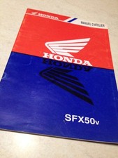 Supplément Manuel atelier Honda SFX50V Scooter SFX 50 V shop manual