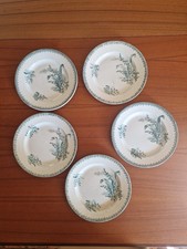 Lot De 5 Assiettes Plates Saint Amandinoise Modèle Muguet