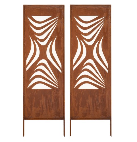 Pare vue inox métal lot - pare-vue, de