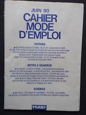 § multi patron MODES ET TRAVAUX femme fille poupée Cécile - 06/1990