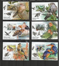 ANGOLA 2018 - Oiseaux d'Angola - 6 Blocs-feuillets neufs / MNH