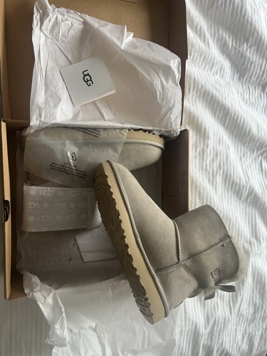 Ugg mini bailey bow - bow, beige