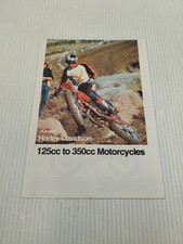Harley Davidson 125 to 350 Range 1972 F/GB/D/IT Prospectus Brochure Moto