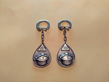 2 ANCIENS PORTE CLÉS SEB COCOTTE-MINUTE AUTOCUISEUR CUISSON VAPEUR