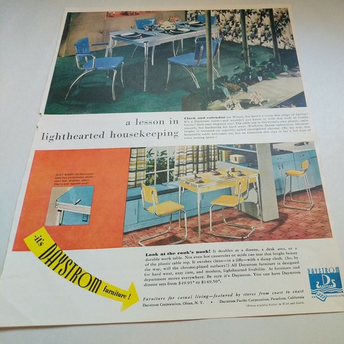 Vintage daystrom dinette - daystrom, set