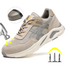 Chaussures de Sécurité 2024 Homme Femme Embout Acier Respirantes Baskets Travail